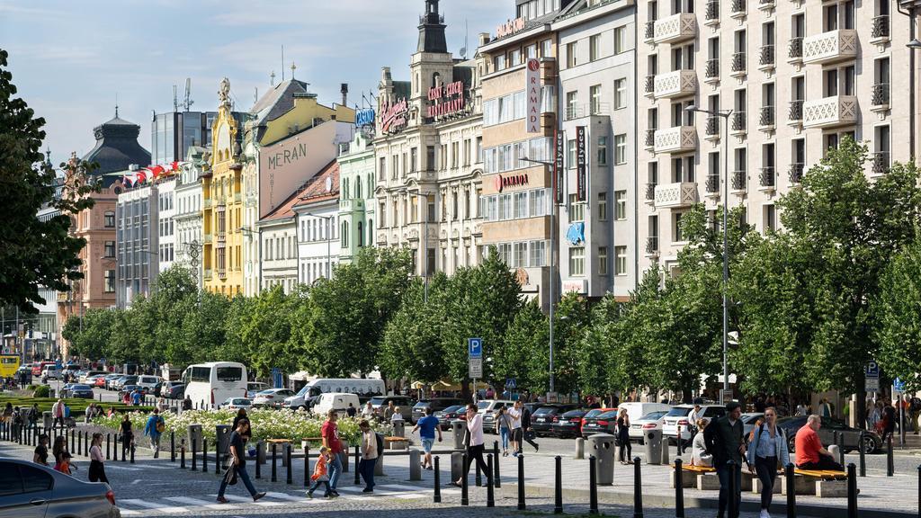 Black & White Apartment Prague By Wenceslas Square And Muzeum Εξωτερικό φωτογραφία